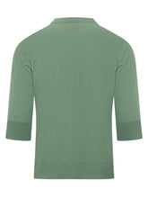 QUILISIA - Cardigan in Maglia con Passamaneria - Verde - LIDIASHOPPING® - Official Website