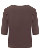 QUILISIA - Maglia in Maglia con Passamaneria - Marrone - LIDIASHOPPING® - Official Website