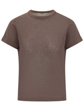 QUILISIA - Crewneck T-Shirt - Brown - LIDIASHOPPING® - Official Website
