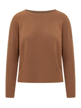GRAN SASSO - Maglia Girocollo a Maniche Lunghe - Marrone - LIDIASHOPPING® - Official Website