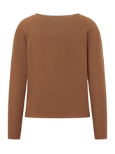 GRAN SASSO - Maglia Girocollo a Maniche Lunghe - Marrone - LIDIASHOPPING® - Official Website