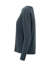 GRAN SASSO - Maglia Girocollo a Maniche Lunghe - Blu - LIDIASHOPPING® - Official Website