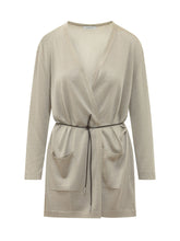 GRAN SASSO - Cardigan Lungo con Tasche - Grigio - LIDIASHOPPING® - Official Website