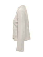 GRAN SASSO - Giacca Coreana con Tasche - Bianco - LIDIASHOPPING® - Official Website