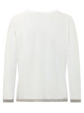 GRAN SASSO - Pullover con Scollo a V - Bianco - LIDIASHOPPING® - Official Website