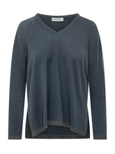 GRAN SASSO - Pullover con Scollo a V - Blu - LIDIASHOPPING® - Official Website