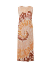KUJTEN - Long Tie Dye Dress - Pink - LIDIASHOPPING® - Official Website