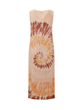 KUJTEN - Abito Lungo con Stampa Tie Dye - Rosa | Lidia Shopping | Official Website
