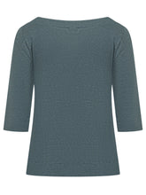 BALESTRERO - Maglia con Scollo Ampio e Maniche a Tre Quarti - Blu | Lidia Shopping | Official Website