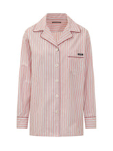 DOLCE & GABBANA - Camicia a Righe con Colletto e Tasca - Rosa | Lidia Shopping | Official Website