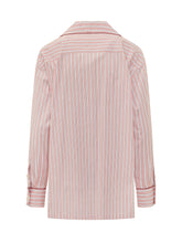 DOLCE & GABBANA - Camicia a Righe con Colletto e Tasca - Rosa | Lidia Shopping | Official Website