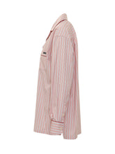 DOLCE & GABBANA - Camicia a Righe con Colletto e Tasca - Rosa | Lidia Shopping | Official Website