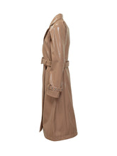 DOLCE & GABBANA - Patent Effect Trench Coat with Belt - Pink - LIDIASHOPPING® - Official Website