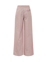 DOLCE & GABBANA - Pantaloni a Righe con Vita Elasticizzata - Rosa | Lidia Shopping ® | Official Website