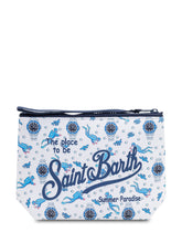 MC2 SAINT BARTH - Printed Pouch with Zip - White - LIDIASHOPPING® - Official Website