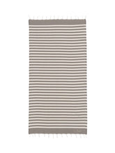 MC2 SAINT BARTH - Telo Mare a Righe con Frange - Grigio - LIDIASHOPPING® - Official Website