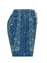 MC2 SAINT BARTH - Costume da Bagno con Coulisse e Motivo - Blu - LIDIASHOPPING® - Official Website