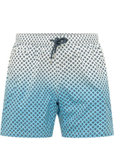 MC2 SAINT BARTH - Lighting Swim Shorts with Geometric Pattern - Blue - LIDIASHOPPING® - Official Website