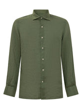 MC2 SAINT BARTH - Classic Button Shirt - Green - LIDIASHOPPING® - Official Website