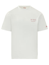 MC2 SAINT BARTH - T-shirt con Stampa Lettering - Bianco - LIDIASHOPPING® - Official Website
