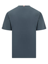 MC2 SAINT BARTH - T-shirt Girocollo con Stampa - Blu | Lidia Shopping | Official Website