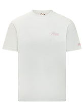MC2 SAINT BARTH - Crewneck T-shirt with Embroidery - White - LIDIASHOPPING® - Official Website