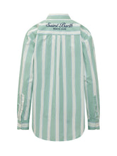 MC2 SAINT BARTH - Camicia a Righe Verticali - Verde | Lidia Shopping | Official Website