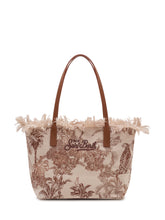 MC2 SAINT BARTH - Borsa Tote City con Manici e Bordo Sfilacciato - Marrone | Lidia Shopping | Official Website