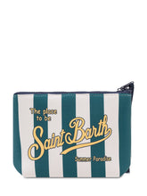 MC2 SAINT BARTH - Aline Pouch Striped with Print - Multicolor - LIDIASHOPPING® - Official Website