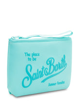 MC2 SAINT BARTH - Pochette con Stampa Frontale e Zip - Verde | Lidia Shopping | Official Website