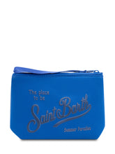 MC2 SAINT BARTH - Pochette con Stampa Frontale e Zip - Blu | Lidia Shopping | Official Website