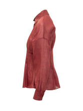 MAX MARA STUDIO - Camicia in Organza con Pince - Rosso - LIDIASHOPPING® - Official Website