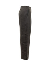MAX MARA STUDIO - Wide Leg Long Trousers with Structured Waist - Black - LIDIASHOPPING® - Official Website