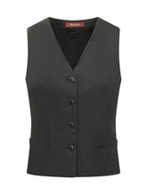 MAX MARA STUDIO - Gilet con Bottoni - Nero - LIDIASHOPPING® - Official Website