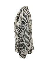 MAX MARA STUDIO - Bow Neck Printed Shirt - Black - LIDIASHOPPING® - Official Website