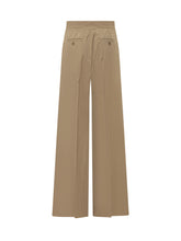 MAX MARA - Pantalone Bronte a Gamba Larga - Marrone | Lidia Shopping ® | Official Website