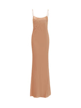 THE ANDAMANE - Ninfea Long Dress with Thin Straps - Orange - LIDIASHOPPING® - Official Website