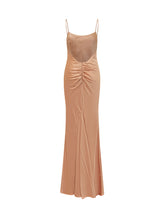THE ANDAMANE - Ninfea Long Dress with Thin Straps - Orange - LIDIASHOPPING® - Official Website