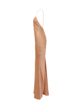 THE ANDAMANE - Ninfea Long Dress with Thin Straps - Orange - LIDIASHOPPING® - Official Website