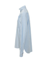 LE SULLY STUDIO - Striped Shirt with Mandarin Collar - Blue - LIDIASHOPPING® - Official Website