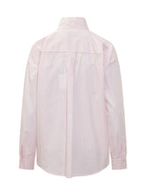 LE SULLY STUDIO - Camicia Over con Collo Coreano - Rosa - LIDIASHOPPING® - Official Website