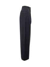LE SULLY STUDIO - Straight Pinstripe Trousers - Blue - LIDIASHOPPING® - Official Website