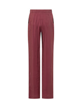 LE SULLY STUDIO - Trousers with Front Pleat - Red - LIDIASHOPPING® - Official Website
