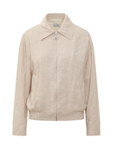 LE SULLY STUDIO - Giacca Bomber con Zip - Beige - LIDIASHOPPING® - Official Website