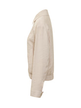 LE SULLY STUDIO - Giacca Bomber con Zip - Beige - LIDIASHOPPING® - Official Website