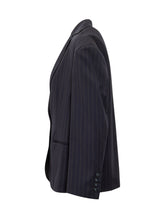 LE SULLY STUDIO - Pinstripe Zip Jacket - Blue - LIDIASHOPPING® - Official Website
