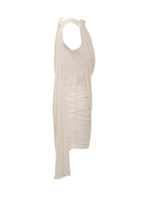 ROTATE - Abito Drappeggiato con Cappa in Chiffon - Rosa | Lidia Shopping ® | Official Website