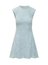 ROTATE - Embroidered Mesh Mini Dress - Blue | Lidia Shopping | Official Website