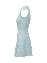 ROTATE - Embroidered Mesh Mini Dress - Blue | Lidia Shopping | Official Website