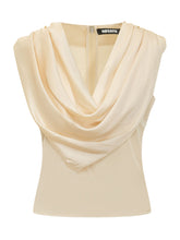 ROTATE - Draped Sleeveless Top - Yellow - LIDIASHOPPING® - Official Website